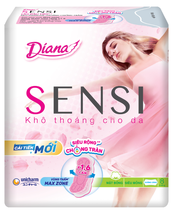 Diana SENSI Siêu Mỏng Không Cánh